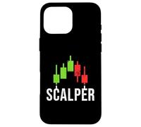 Gráfico de velas Scalper - Amante de la estrategia comercial de scalping Carcasa para iPhone 16 Pro Max