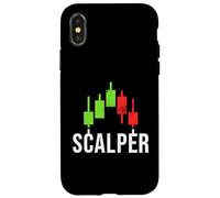 Gráfico de velas Scalper - Amante de la estrategia comercial de scalping Carcasa para iPhone X/XS