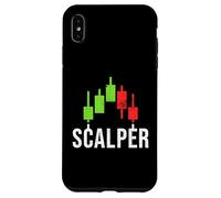 Gráfico de velas Scalper - Amante de la estrategia comercial de scalping Carcasa para iPhone XS Max