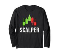 Gráfico de velas Scalper - Amante de la estrategia comercial de scalping Manga Larga