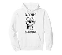 Gráfico de Velociraptor para Patio Trasero con Cabeza de Dinosaurio estilizada Sudadera con Capucha