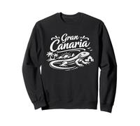 Gráfico de Viaje de Gran Canaria Lagartija Canaria Sudadera