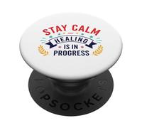 Gráfico de Viaje de restauración Interior de mentalidad Serena PopSockets PopGrip Adhesivo