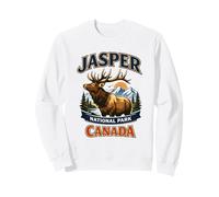 Gráfico de Vida Silvestre Jasper Canada Elk Mountain Sudadera
