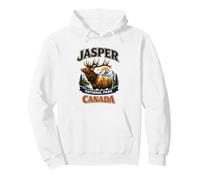 Gráfico de Vida Silvestre Jasper Canada Elk Mountain Sudadera con Capucha
