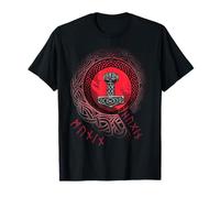 Gráfico de Viking Thor Hammer Mjölnir para hombres y mujeres Camiseta