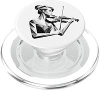 Gráfico de violín para violinistas, fanáticos del violín PopSockets PopGrip para MagSafe