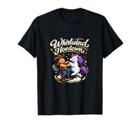 Gráfico de Whirlwind Hoedown Unicorn Wrangler Cowboy Camiseta
