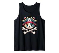 Gráfico del Capitán Pirata Cat Talk Like a Pirate Day Camiseta sin Mangas
