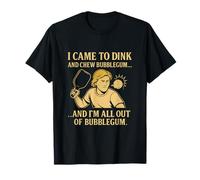 Gráfico del día del juego I Came to Dink & Chew Bubblegum Camiseta