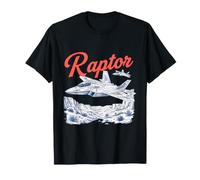 Gráfico del F-22 Raptor Vintage Stealth Fighter Jet Camiseta
