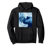 Gráfico del Horizonte de la Ciudad de Nueva York con temática Sudadera con Capucha