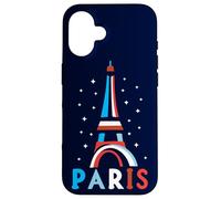Gráfico Design Regalo Torre Eiffel París Francia Hombre Mujer Carcasa para iPhone 16
