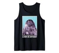 Gráfico Divertido de Astronauta de Gato Always Be Different Camiseta sin Mangas