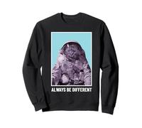 Gráfico Divertido de Astronauta de Gato Always Be Different Sudadera