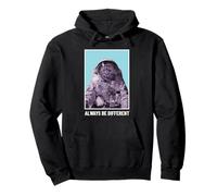 Gráfico Divertido de Astronauta de Gato Always Be Different Sudadera con Capucha