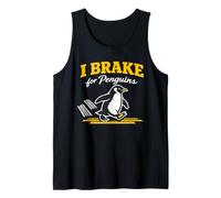 Gráfico Divertido de Datos sobre Animales Nerd de pájaros Conoce a Tus pingüinos Camiseta sin Mangas