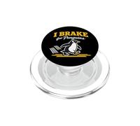 Gráfico Divertido de Datos sobre Animales Nerd de pájaros Conoce a Tus pingüinos PopSockets PopGrip para MagSafe