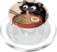 Gráfico Divertido de Gato Ramen, Kawaii japonés, Anime y Manga Gato PopSockets PopGrip para MagSafe