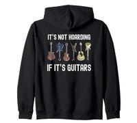 Gráfico divertido de guitarrista It's Not Hoarding If It's Guitars Sudadera con Capucha