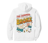 Gráfico Divertido de Humor de Vacaciones The Summer I Turned Broke Sudadera con Capucha