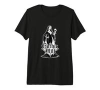 Gráfico Divertido de Humor Negro de una Milf gótica, Madre Vampiro, Esposa, Esposa Camiseta Premium