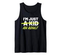 Gráfico Divertido de I'm Just A Kid An Adult Camiseta sin Mangas
