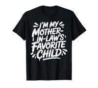 Gráfico Divertido de la Familia del niño Favorito de mi Suegra Camiseta