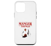 Gráfico divertido de la natividad navideña cristiana de Manger Things Carcasa para iPhone 12 mini
