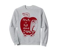 Gráfico Divertido de Manzana de Wormy Dune Sudadera