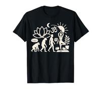 Gráfico Divertido de meditación evolución Instructor de Yoga Camiseta