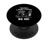 Gráfico Divertido de Meme de Silly Raccoon I Just Gotta Be Me Vintage PopSockets PopGrip Adhesivo