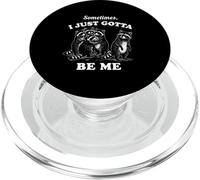 Gráfico Divertido de Meme de Silly Raccoon I Just Gotta Be Me Vintage PopSockets PopGrip para MagSafe