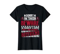 Gráfico divertido de parejas de novias de I'm Taken By Boyfriend Camiseta
