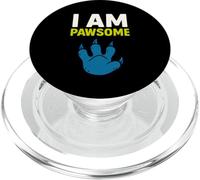 Gráfico Divertido de Pata I Am Pawsome PopSockets PopGrip para MagSafe