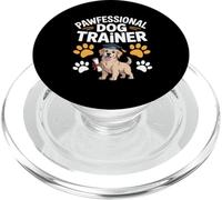 Gráfico Divertido de Pawfessional Dog Trainer PopSockets PopGrip para MagSafe