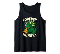 Gráfico Divertido de Pizza Forever Hungry Dinosaur Camiseta sin Mangas