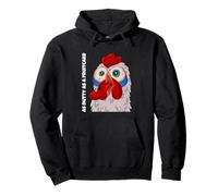 Gráfico Divertido de Pollo con Texto en inglés As Nutty As A Fruitcake Sudadera con Capucha