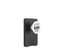 Gráfico divertido de Tom Foolery de Off to Commit Bigfoot Walking PopSockets PopWallet para MagSafe
