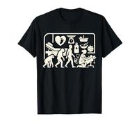 Gráfico Divertido de Trabajo de Cuidado de la matrona evolución Camiseta