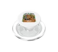 Gráfico Divertido de zoológico Let's Get Wild Safari Animals PopSockets PopGrip para MagSafe