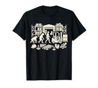 Gráfico Divertido del Trabajador de almacén evolución del Operador de Carretilla elevadora Camiseta