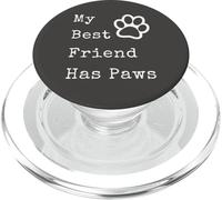 Gráfico Divertido para Amantes de Las Mascotas con Texto en inglés My Best Friend Has P PopSockets PopGrip para MagSafe