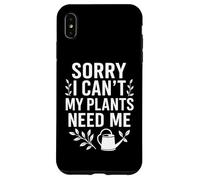 Gráfico Divertido para Amantes de Las Plantas Lo Siento no Puedo Decir Carcasa para iPhone XS MAX