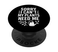 Gráfico Divertido para Amantes de Las Plantas Lo Siento no Puedo Decir PopSockets PopGrip Adhesivo