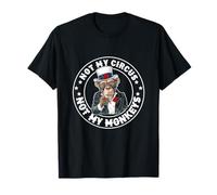 Gráfico divertido para amantes de los animales Not My Circus And Monkeys Camiseta