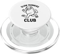 Gráfico Divertido para Correr de Frog Slow Runners Club PopSockets PopGrip para MagSafe