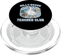 Gráfico Divertido para educadores de Silly Goose Teacher Club PopSockets PopGrip para MagSafe