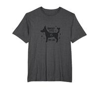Gráfico Doggy Style is My Life Pet Lover Camiseta, Hombre Tallas Grandes, Jaspeado Oscuro, 4X Alto