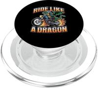 Gráfico Dragon Motorcycle Rider PopSockets PopGrip para MagSafe